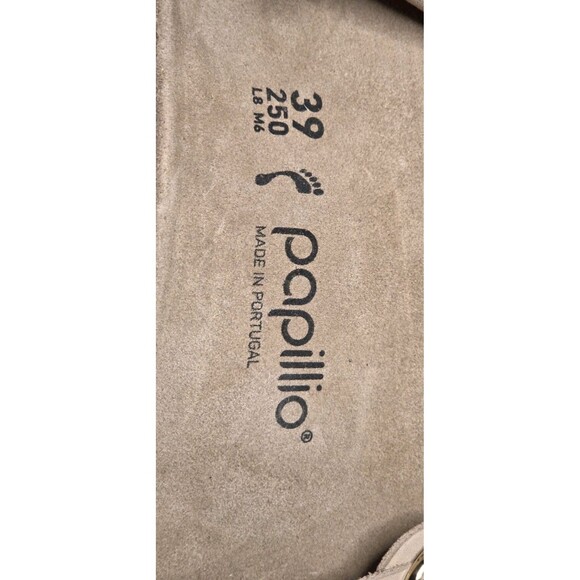 Birkenstock Papillio Soley Sandstone Suede Sandal Platform Wedge Sz EU 39 US 9 - Picture 7 of 10